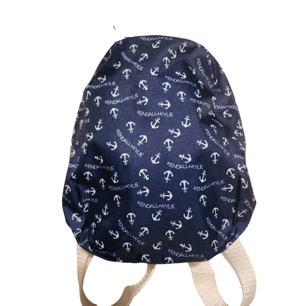 Kendall + Kylie Mini Backpack Purse Anchor Print Nautical Bag NWT